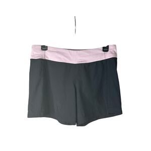 Lululemon Athletica Womens Run Shorty Short Black Purple Athleisure Luxtreme | 6